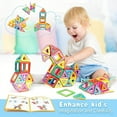 thumbnail image 4 of Jouets Magnétiques pour Enfants Grande Taille et Mini Blocs Magnétiques pour Enfants Ensemble de Construction Jouets pour Garçons Blocs de Construction, 4 of 5