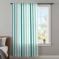 thumbnail image 4 of Green Stripe Sheer Curtains 72 Inches Long, Gradient Geometric White Vertical Striped Light Filering Curtains, Breathable Simi Curtain Privacy Drapes for Living Room Bedroom Window Treatment, 4 of 9