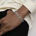 thumbnail image 3 of Bracelet Chaîne Byzantine pour Hommes, 4/5/6/8MM Grand en Acier Inoxydable, Cadeaux pour Lui, 3 of 5
