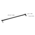 Healthy Document Frame NUOLUX Black Metal Hanging File Rails for Home Efficient Document ...