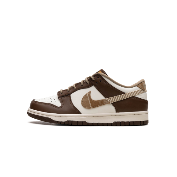 NIKE GRADE SCHOOL Dunk Low GS "Brown Plaid" FV3653 191 from Stadium Goods