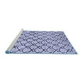 thumbnail image 2 of Ahgly Company Machine Washable Indoor Rectangle Abstract Blue Modern Area Rugs, 8' x 10', 2 of 4