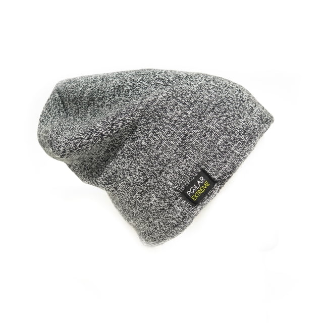 Polar Extreme Mens Aislamiento Polar Térmico Forrado Confort Diario Gorros Suaves Sombreros de Invierno (Gorrita Gris)