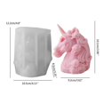thumbnail image 3 of Candle Mould Resin Casting Molds DIY 3D Silicone Mould Geometric Candle Mold Silicone Mold Handicrafts for Candle Making, 3 of 4
