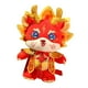 thumbnail image 5 of Dragón de peluche de juguete, Animal relleno, juguete suave rojo, regalo de cumpleaños, fiestas, figura de dragón, muñeca Animal para el hogar,, 5 of 9