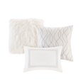 thumbnail image 4 of Gracie Mills Metallic Jacquard Comforter Set King GRACE-9108 Modern Design, 4 of 5