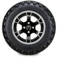 thumbnail image 2 of 12" MODZ® Bushwacker Golf Cart Wheels and All Terrain Tires + Lift Kit Combo, 2 of 3