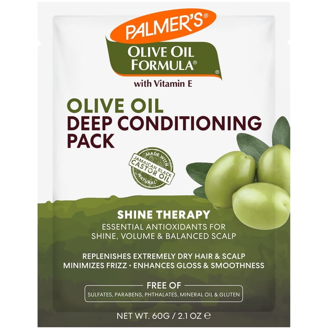 Paquete de acondicionador profundo con fórmula de aceite de oliva de Palmer, 2.1 onzas