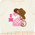 thumbnail image 4 of Inktastic 2nd Birthday 2 Year Old Cowgirl Hat Girls Toddler Dress, 4 of 5