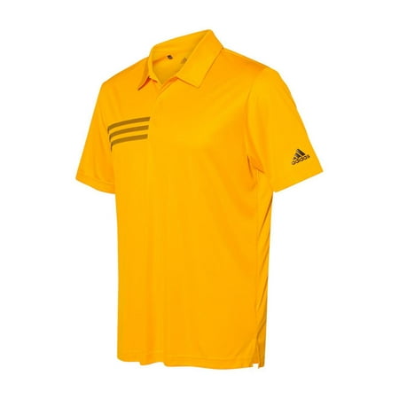 Adidas 3-Stripes Chest Sport Shirt A324 - Team Collegiate Gold/ Black Size 4XL