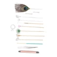 thumbnail image 4 of Palillo De Plumas Para Quitar Cera De Oídos, 8 Varillas De Plumas Para Aliviar La Fatiga, Juego De Masaje De Cera Para Oídos Con Púa Para Orejas Para El Hogar, 4 of 7
