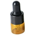 thumbnail image 1 of Amber GLASS DROPPER BOTTLES 1-5ml Drop Pipette Aromatherapy Ear Juice Eye KA-AU, 1 of 8