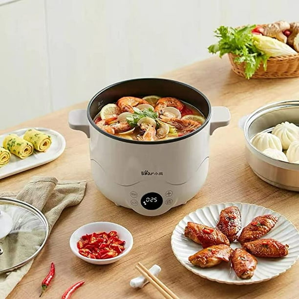 6.9 Electric Cooking Pot: Enjoy Double Deliciousness With Multi-Functional  Hot Pot, Stir-Fry, Braise, And Steam!