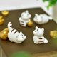 thumbnail image 4 of Decoración hogareña Gwong adorable blanco tigre forma estatua miniatura decoración linda hecha a mano resina estatua miniatura modelo para el hogar Gwong 21082028, 4 of 6