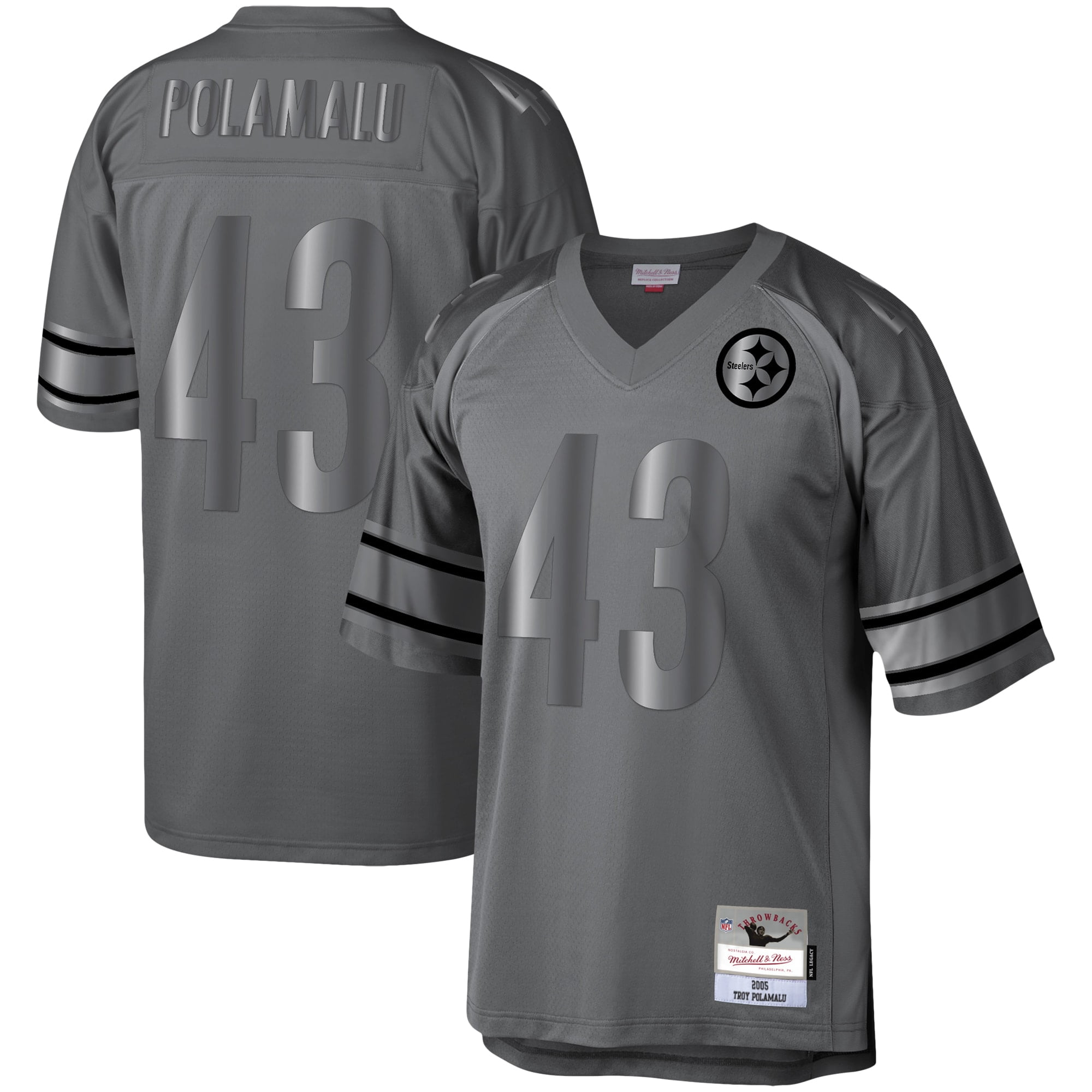 grey steelers jersey