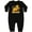 AB-Black, variant on Inktastic 1st Birthday with Taco and Confetti Baby Fleece Romper