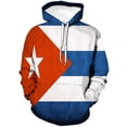 thumbnail image 2 of Sudadera con capucha con la bandera de Cuba impresa en 3D para hombre, nueva sudadera de manga larga, tops tipo pulóver, sudaderas deportivas de moda para correr, sudaderas de gran tamaño, 2 of 5
