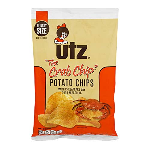 Utz Quality Foods Flavored Potato Chips 7.5 Ounce Hungry Size Bag (The