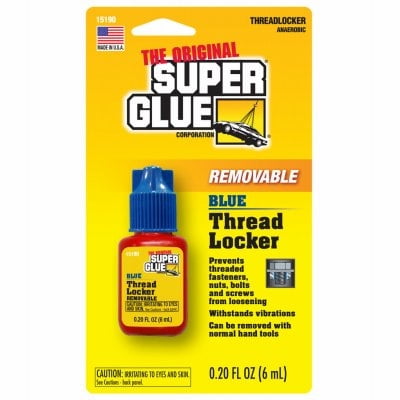 Removable Thread Locker, Blue, 6-ml 11710103