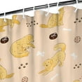 thumbnail image 3 of Golden Retriever Shower Curtain 36"x72" ,Bathroom Decorative Shower Curtains Set with 12 Hooks,Modern Waterproof Washable Shower Curtain, 3 of 6