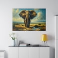 thumbnail image 4 of Bull Elephant Matte Canvas Wall Decor Wall Art Home Decor Majestic Elephant, 4 of 4