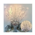 thumbnail image 1 of Ramas de árboles 20 LED LIGHT 5000LM 5000K Color Temperatura 12V Dormitorio Lámpara Cadena Año Nuevo Decoración Interior Al Aire Libre Decoración Cálido Blanco Plata Eigraketly HA011028-07, 1 of 7