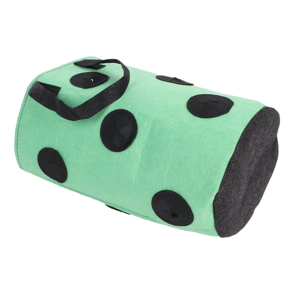 Strawberry Planting Bag, Portable Felt Planter with Handles, Easy to Fold and Store, Sturdy and Reusable, 12 Holes, 3 Gallons, Grow Strawberries, Flowers,
