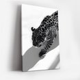 thumbnail image 3 of Black and White Panther Canvas Wall Art &ndash; Modern Wildlife Decor, 3 of 10
