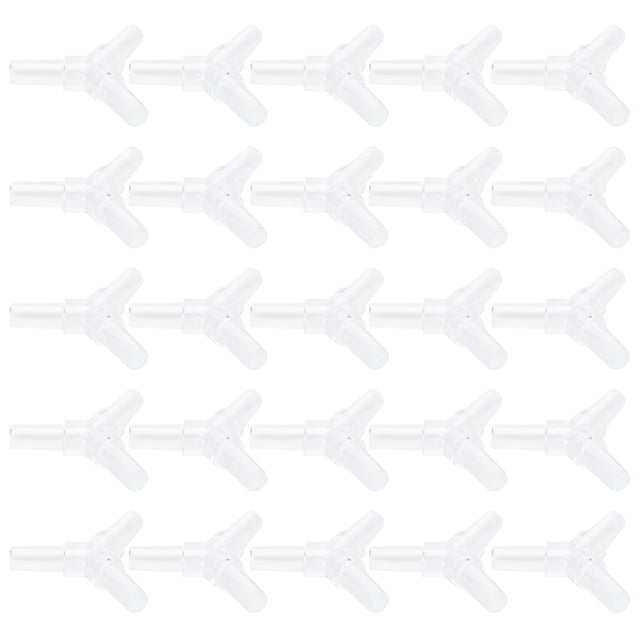 Conector de 4 Vías ANGGREK Adaptador de 3 Vías Plástico PVC de Larga Duración para Pecera