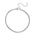 thumbnail image 5 of Set of 3 Stainless Steel Round Box Chain Bracelet for Women Jewelry Size 7.5-9.5" Birthday Gifts for Women, 5 of 10