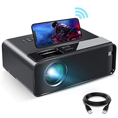 Mini Projector for iPhone, ELEPHAS 2021 Upgrade WiFi Movie Projector