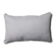 thumbnail image 2 of Pillow Perfect Oxford Charcoal Rectangular Throw Pillow, 2 of 2