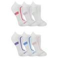 thumbnail image 3 of Fruit of the Loom Women's CoolZone Cotton Cushioned No Show Socks 6 Pack, 3 of 9