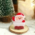 thumbnail image 5 of Christmas Decoration Mini Resin Santa Claus Miniatures Figures Tiny Decor Gifts for Snow Globe Xmas Home Party Cake Toppers Decor (A), 5 of 6