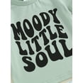 thumbnail image 6 of Bagilaanoe 2pcs Toddler Baby Boy Shorts Set Short Sleeve Letter Print T Shirt Tops + Shorts 3M 6M 12M 18M 24M 3T Kids Casual Summer Clothes, 6 of 9