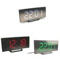 thumbnail image 4 of ZheElen Digital Alarm Clock With Large Display Mirror Screen Kids Alarm Clock Can Be Used As Makeup Mirror white, 4 of 6