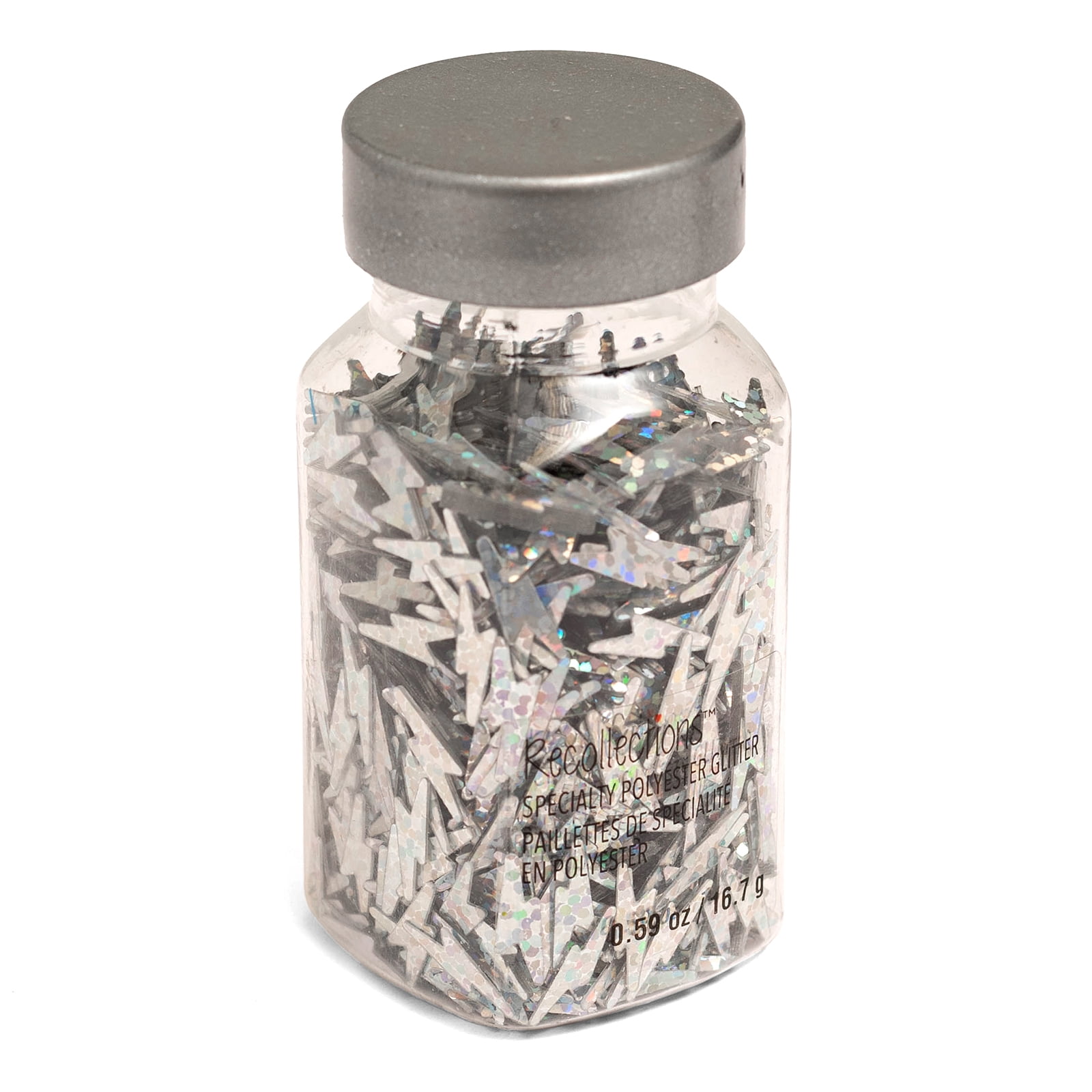 Recollections Lightning Bolts Specialty Polyester Glitter, 0.59oz., 12 Pack