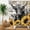 Brown, variant on Mizhona Highland Cow Shower Curtain Sunflowers Farmhouse Bath Curtains Farm Country Bathroom Decor 72"x72"