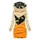 thumbnail image 1 of Sudadera de moda para mujer Sudadera con capucha y estampado floral de Navidad Sudadera con capucha delgada Pompotops gfhjh13225, 1 of 5