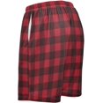 thumbnail image 5 of GZHJMY Buffalo Plaid Pajama Pants Short for Men, Lounge Pants Lightweight Men Pajama Bottoms with Drawstring Pockets, Christmas New Year Birthday Gifts, Medium, 5 of 7