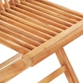 thumbnail image 4 of vidaXL Solid Teak Wood Bistro Set 3 Pieces with Cushions Garden Multi Colors, 4 of 11