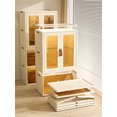 thumbnail image 3 of Foldable Simple Wardrobe Portable Closet Clothes Cabinet Bedroom Nursery Armoire Quick Free Install Dresser Storage Cabinet, 3 of 3