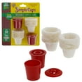 thumbnail image 1 of Reusable Coffee K-cups(Set of 2) with Disposable filters compatible with Keurig, Pod & other single use Brewers - 2 Cups with 50 Filters - Use Your Own Coffee - Reuse or Dispose of your K Cups, 1 of 5