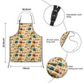 thumbnail image 3 of Cartoon Construction Vehicles Mixers Kids Aprons for Girls and Boys,Adjustable Neck Strap Toddler Aprons for Kids Cooking Baking, 3 of 6