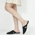thumbnail image 2 of Women's Comfortable Fashion Elastic Ankle Straps Flats Shoes Office Flats Shoes Pointed Toe, 2 of 6