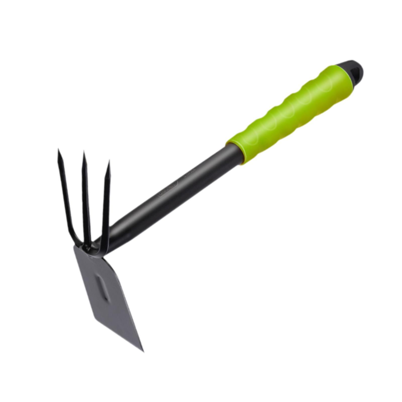 oshhni Hoe and Cultivator 2 in 1 Heavy Duty Garden Tool for Flower Bed Yard Tilling