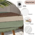 thumbnail image 3 of Green Brown Round Tablecloth for 55-60 Inch Tables, Fitted Table Cover with Elastic Edge, Country Wood Grain Abstract Stripe Waterproof Outdoor Table Cloth Protector for Patio Garden Dinner Picnic, 3 of 9
