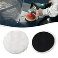 thumbnail image 4 of 2pcs 4Inch 100mm Wool Polishing Pad Grinding Wool Pad Hook and Loop Buffing Pads, 4 of 10