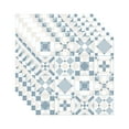 thumbnail image 2 of Pegatinas autoadhesivas para azulejos con diseño de celosía esmerilada | Pack de 6 pegatinas de PVC de 20 x 20 cm para pared y suelo de cocina, baño, dormitorio y apartamento de alquiler | Fáciles, 2 of 8
