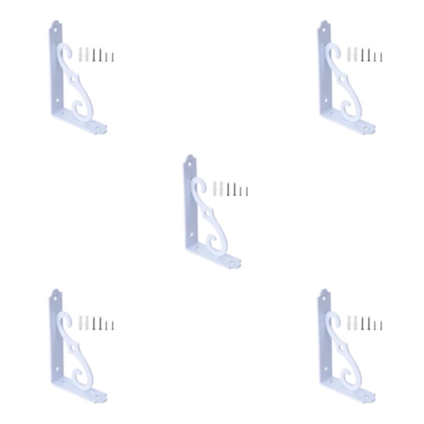 Riwesomey Estantería de hierro conveniente y elegante con estructura en forma de L El soporte triangular fácil de nivelar elimina las sacudidas Type2 NO2